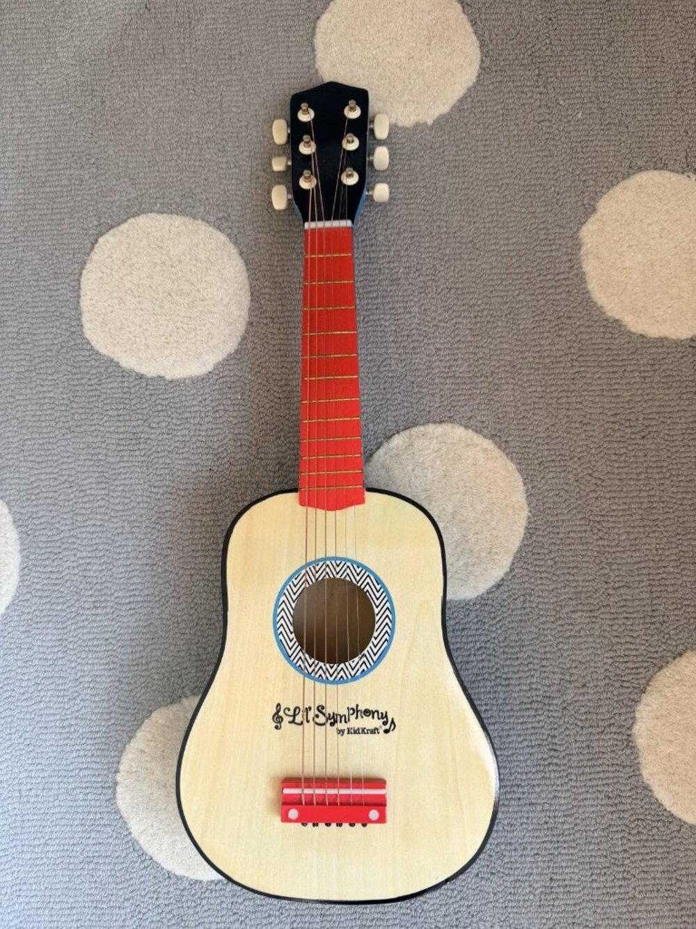 KidKraft Lil Symphony Kids Acoustic Guitar Blue